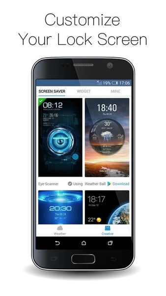 Fidget Spinner Fingerprint lock Screen - Preview 4