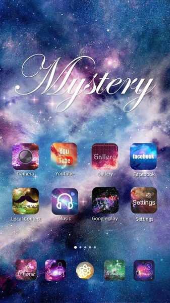 Mystery GOLauncher EX Theme - Preview 4