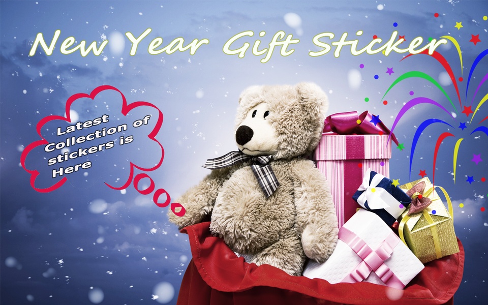 New Year Gift Stickers - Preview 2