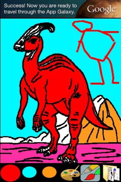 Dinosaurs coloring - Preview 2