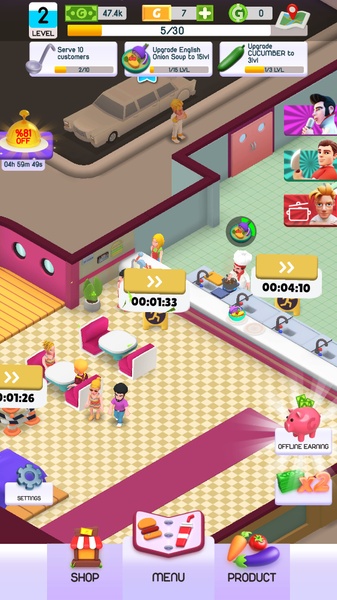 Restaurant Empire Tycoon Idle - Preview 4