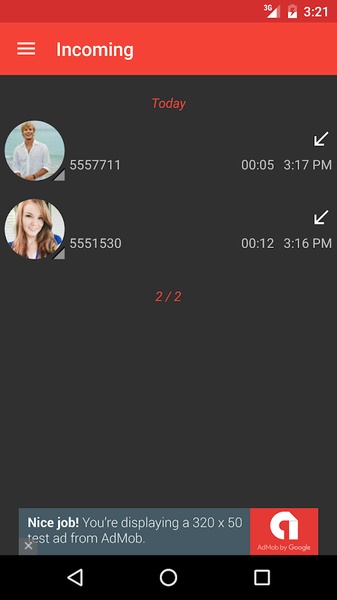 Call Log 2 - Preview 1