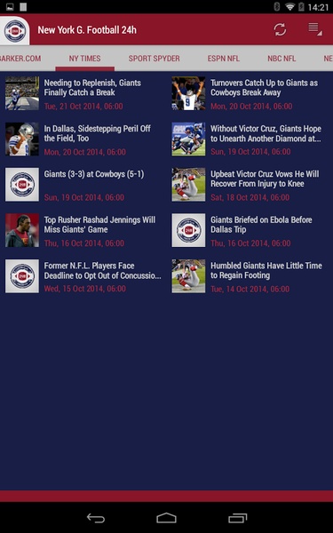 New York G. Football 24h - Preview 6