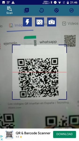 QR Code Reader Barcode Scanner - Preview 1