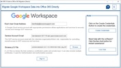 G Suite to Office 365 Migration Tool screenshot 4