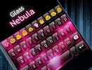 Emoji Keyboard Glass Nebula screenshot 1