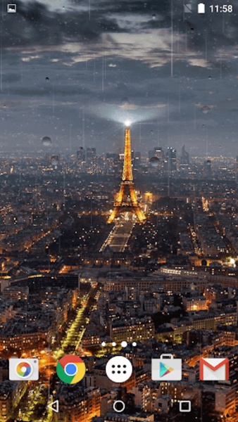 Rainy Cities Live Wallpaper HD - Preview 1