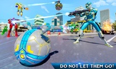 Snow Ball Robot Bike Games screenshot 17