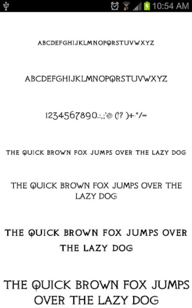 Gothic Fonts - Preview 1