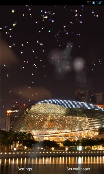 Skyrockets & Fireworks Livewallpaper Free - Preview 1