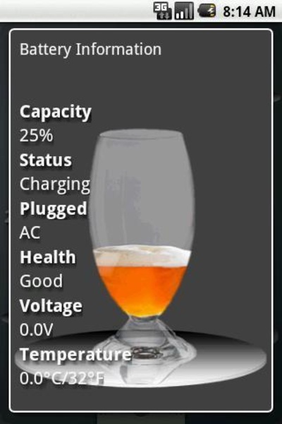 Free Beer Battery Widget - Preview 1