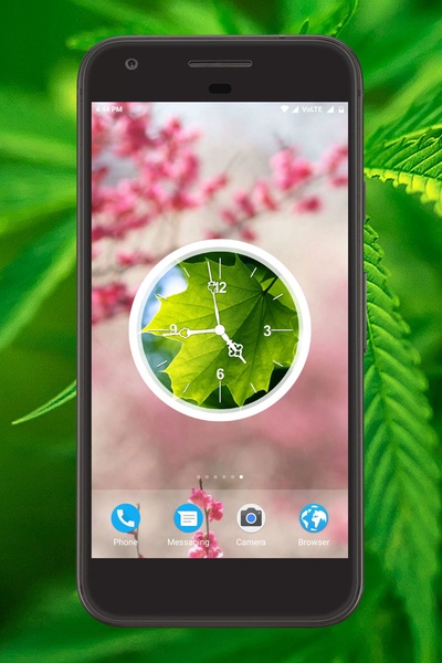 Leaf Clock Live Wallpaper - Preview 3