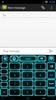 Neon Blue Keyboard screenshot 2