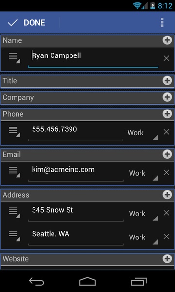Card To Contact - Preview 3