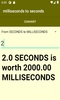 milliseconds to seconds converter screenshot 2