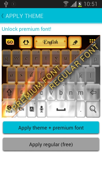 Fire Keyboard GO Theme - Preview 6