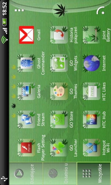 Go Launcher EX Ganja Theme - Preview 1