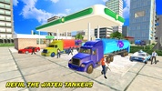 Water Tank Driving Truck Games screenshot 2