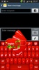 GO Keyboard Red Roses Theme screenshot 11