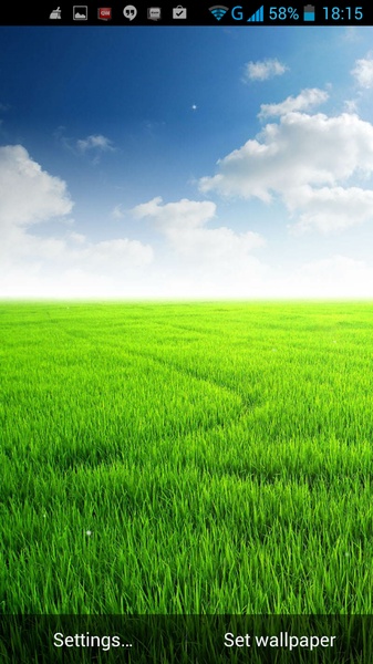 G3 Grass Live Wallpaper - Preview 1