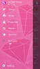 GO SMS Pink Diamonds Theme screenshot 6