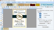 Freeware Anniversary Invitation Card screenshot 2