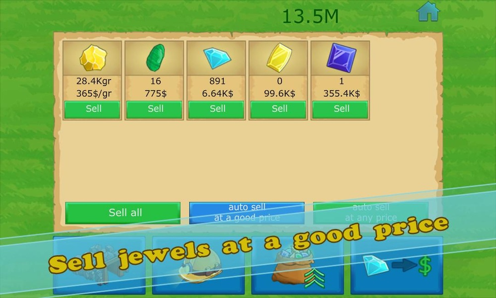 Gold gem idle - Preview 2