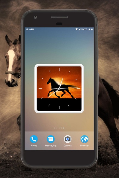 Horse Clock Live Wallpaper - Preview 1