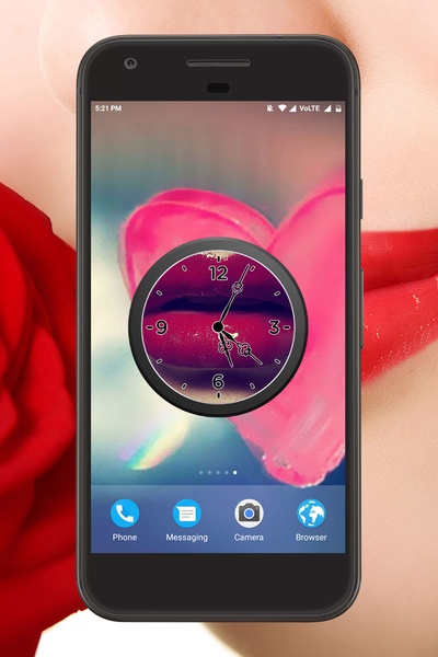 Lips Clock Live Wallpaper - Preview 4