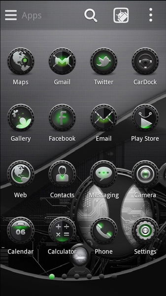 Agent GOLauncher EX Theme - Preview 2