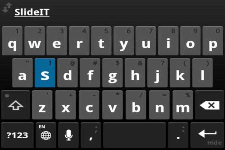 SlideIT Android ICS keyboard skin - Preview 1