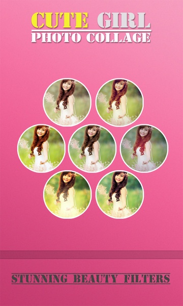 Cute Girl Photo Collage - Preview 1