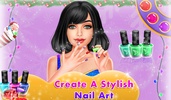 Christmas Doll Nail Art Salon screenshot 3
