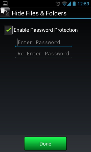 Hide Files & Folders - Preview 4