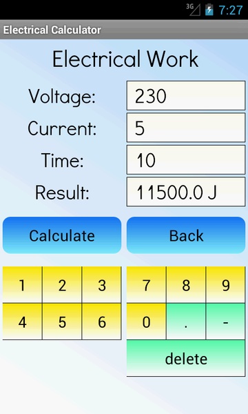 Electrical Calculator - Preview 2