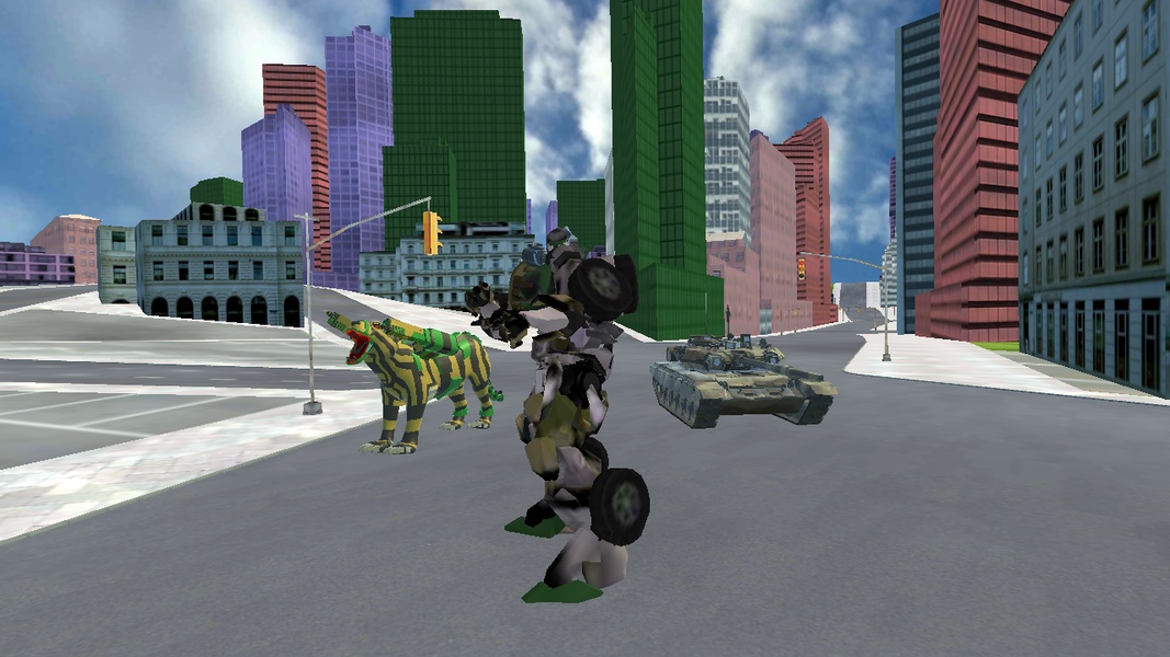 Furious Wild Tiger Robot Tank Robot Transform Game - Preview 7