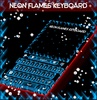 Neon Flames Keyboard screenshot 2