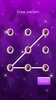 Purple Diamond Flower Zipper Lock Pattern screenshot 4