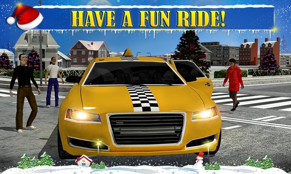 Christmas Taxi Duty 3D - Preview 11