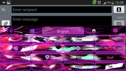 Pink Flame GO Keyboard Theme screenshot 3