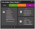 Free Audio Video Studio screenshot 1