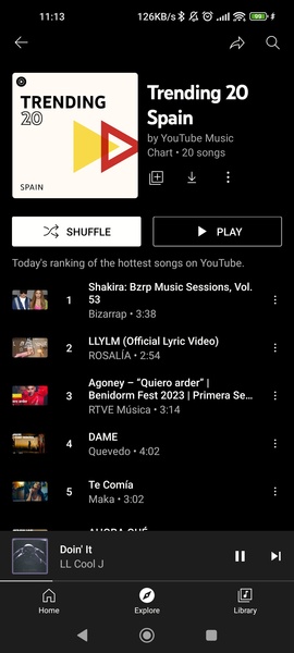 YouTube Music Vanced screenshot