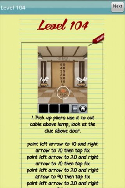 Answers for 100 Doors 2013 - Preview 3