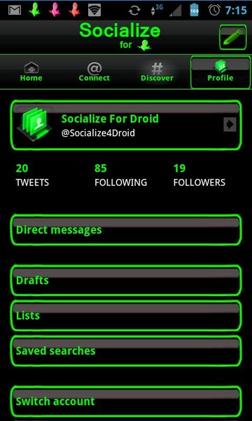 Socialize for Twitter - Preview 3