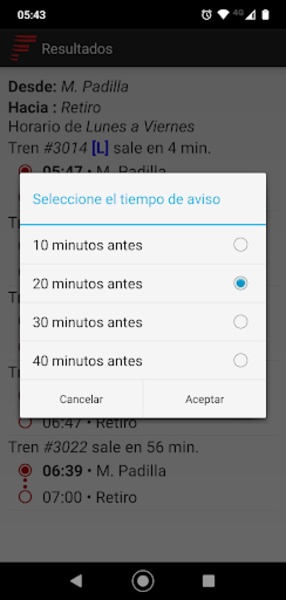 Horarios Belgrano - Preview 1