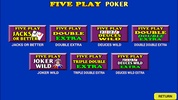 Five Play Poker screenshot 3