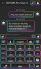 GO Keyboard Neon Rainbow Theme screenshot 2