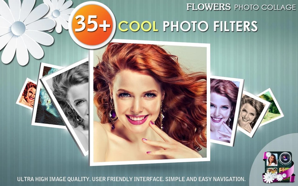 Flowers Photo Collage Maker - Preview 1
