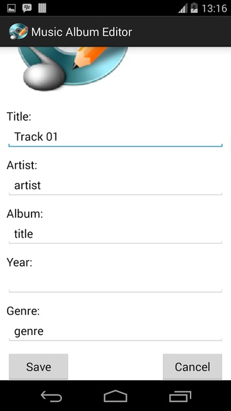 Music Album Editor - Preview 2