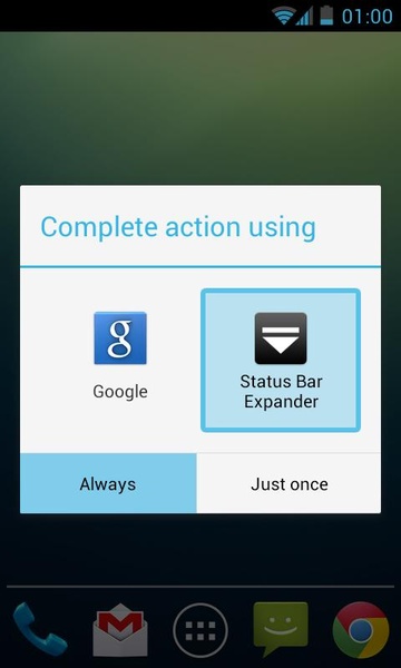 Status Bar Expander - Preview 1